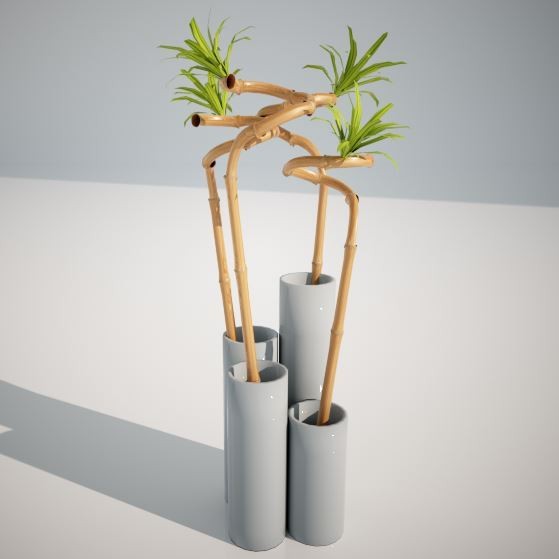 Vaze bamboo